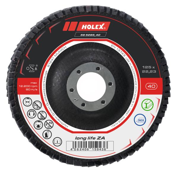 Flap disc 125mm conical long l za 120 H.M Group Thailand